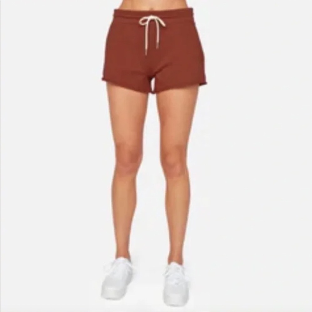 Mate the Label Organic Terry Lounge Shorts -Tobacco
